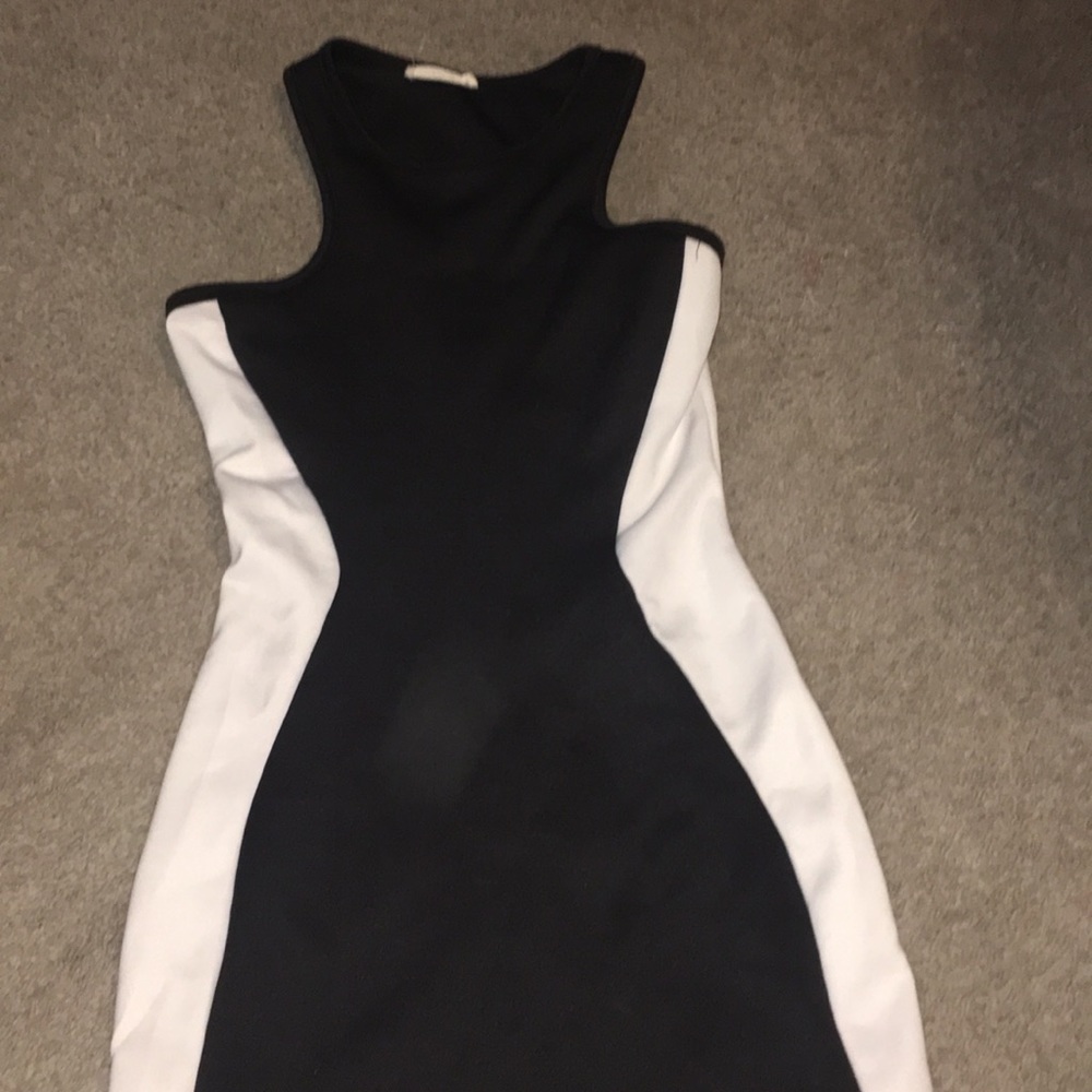 Black and white dress